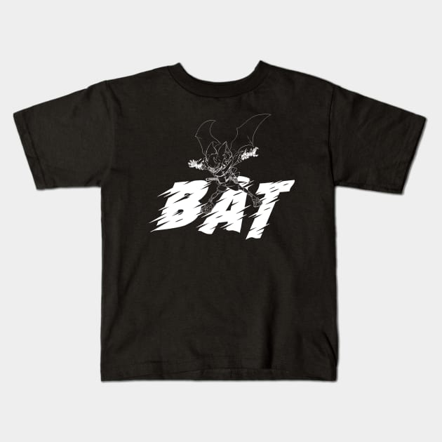 BAT_02 Kids T-Shirt by hannan_ishak